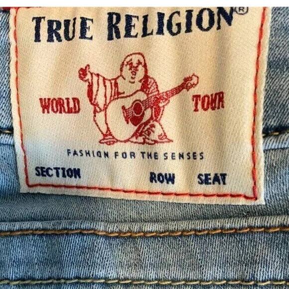 True Religion Women's Jennie Curvy Mid Rise Skinny Jeans Blue Stretch Size 6/28 - Picture 8 of 10